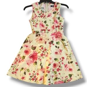 Speechless Girls Size 10 Vintage Floral Dress | Sleeveless Fit & Flare